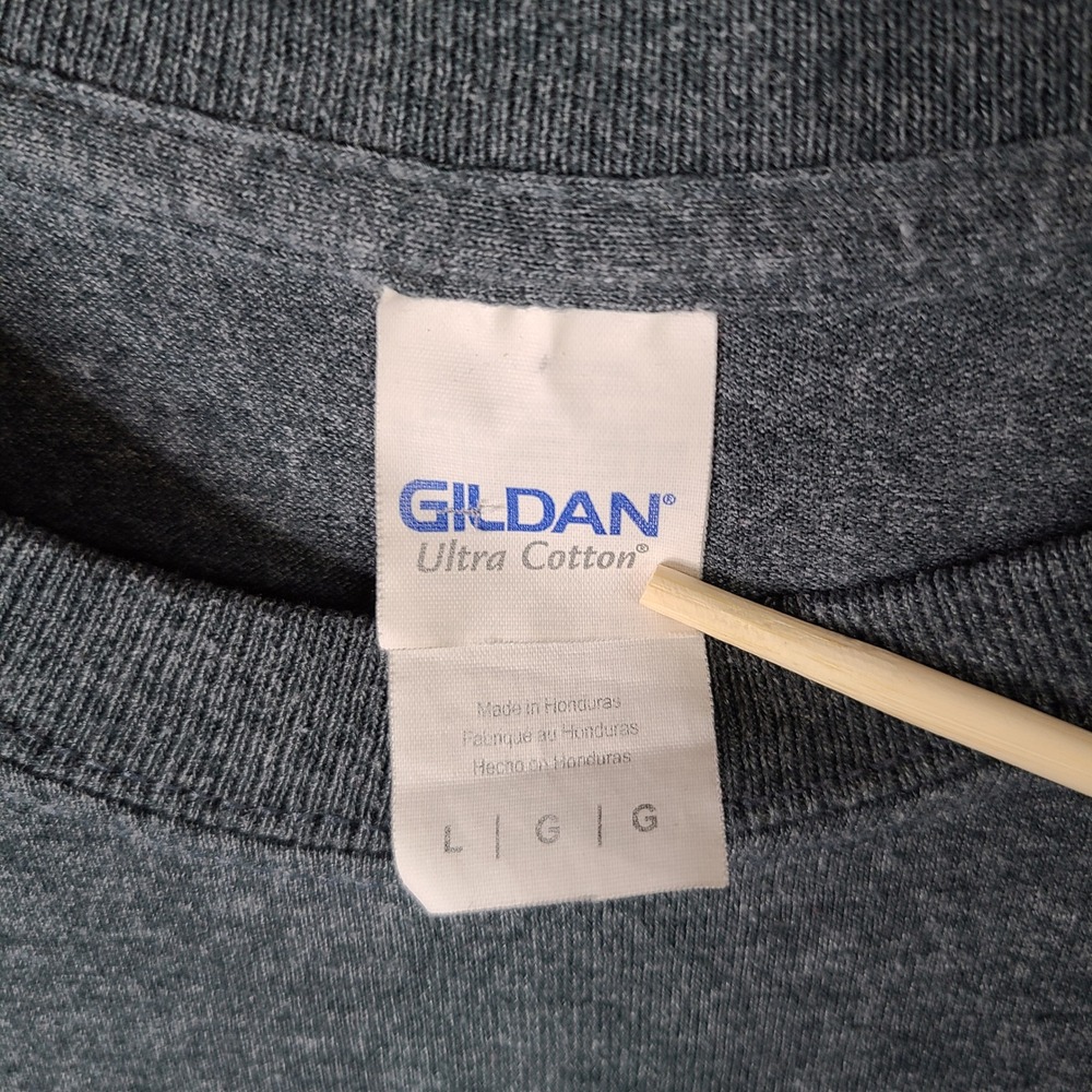 Gildan Shirt Mens Large Gray Kentucky Basketball Long Sleeve Cotton Poly Casual‎ - Picture 4 of 9